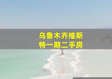 乌鲁木齐维斯特一期二手房