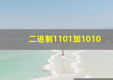 二进制1101加1010