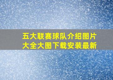 五大联赛球队介绍图片大全大图下载安装最新