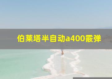 伯莱塔半自动a400霰弹