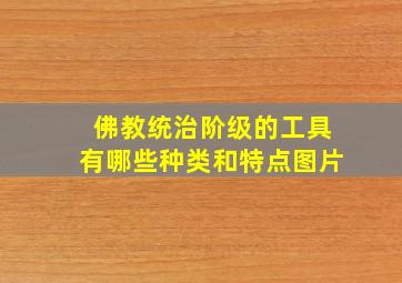 佛教统治阶级的工具有哪些种类和特点图片