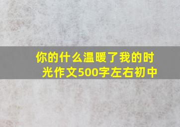 你的什么温暖了我的时光作文500字左右初中