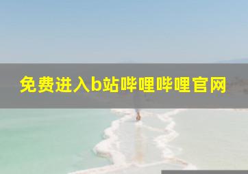 免费进入b站哔哩哔哩官网