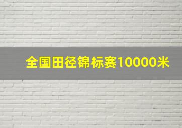 全国田径锦标赛10000米