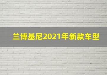 兰博基尼2021年新款车型