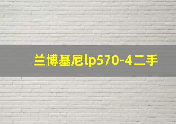 兰博基尼lp570-4二手