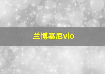 兰博基尼vio