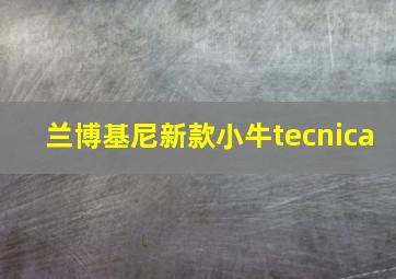 兰博基尼新款小牛tecnica