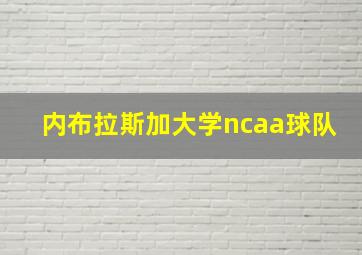 内布拉斯加大学ncaa球队