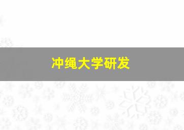 冲绳大学研发