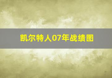 凯尔特人07年战绩图