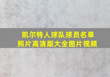 凯尔特人球队球员名单照片高清版大全图片视频