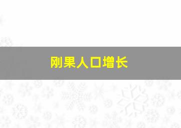 刚果人口增长