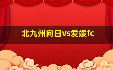 北九州向日vs爱媛fc