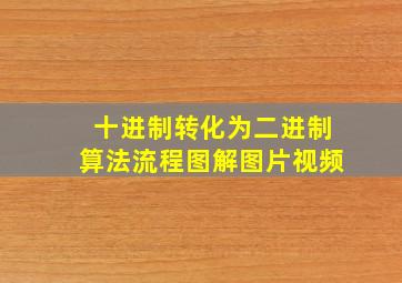 十进制转化为二进制算法流程图解图片视频