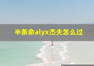 半条命alyx杰夫怎么过