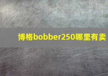 博格bobber250哪里有卖