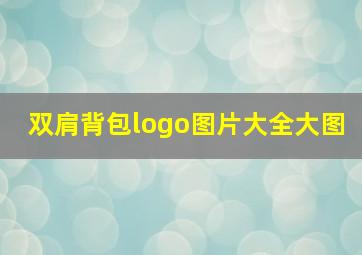 双肩背包logo图片大全大图