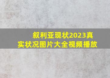 叙利亚现状2023真实状况图片大全视频播放