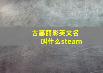 古墓丽影英文名叫什么steam