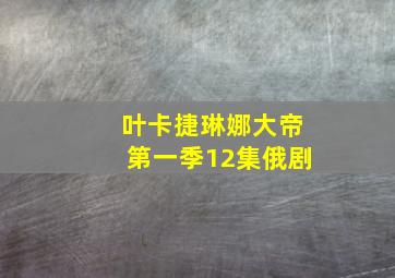 叶卡捷琳娜大帝第一季12集俄剧