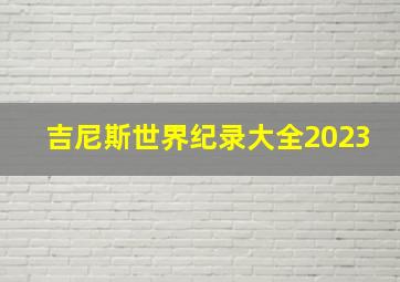 吉尼斯世界纪录大全2023