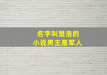 名字叫楚浩的小说男主是军人