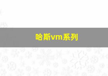 哈斯vm系列