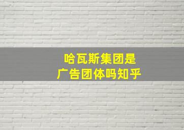 哈瓦斯集团是广告团体吗知乎