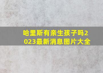 哈里斯有亲生孩子吗2023最新消息图片大全