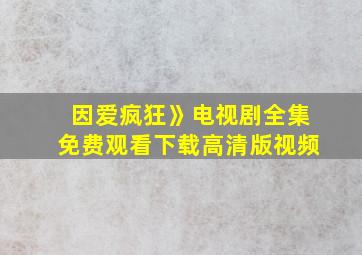 因爱疯狂》电视剧全集免费观看下载高清版视频