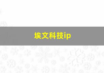 埃文科技ip