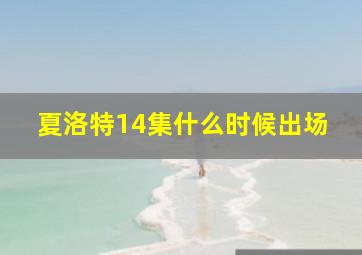 夏洛特14集什么时候出场