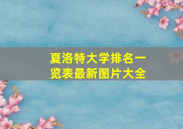 夏洛特大学排名一览表最新图片大全