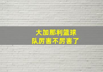 大加那利篮球队厉害不厉害了