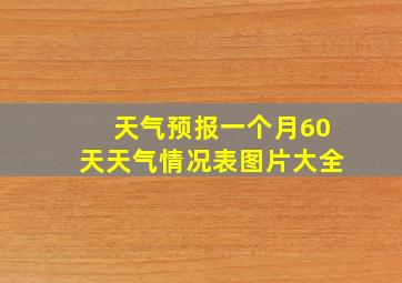 天气预报一个月60天天气情况表图片大全