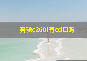 奔驰c260l有cd口吗