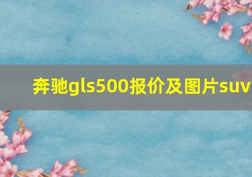 奔驰gls500报价及图片suv