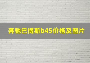 奔驰巴博斯b45价格及图片