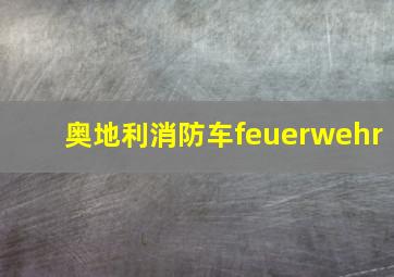 奥地利消防车feuerwehr