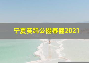 宁夏赛鸽公棚春棚2021