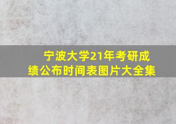 宁波大学21年考研成绩公布时间表图片大全集