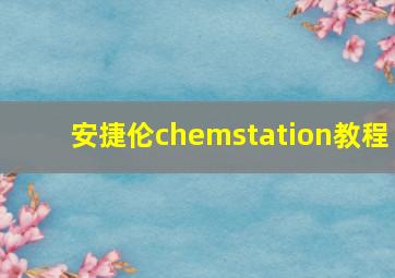 安捷伦chemstation教程