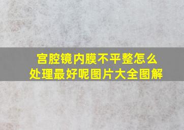 宫腔镜内膜不平整怎么处理最好呢图片大全图解