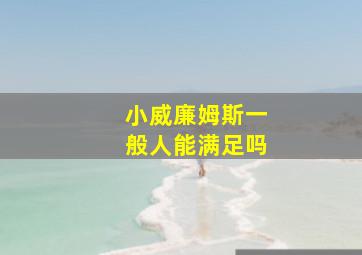 小威廉姆斯一般人能满足吗