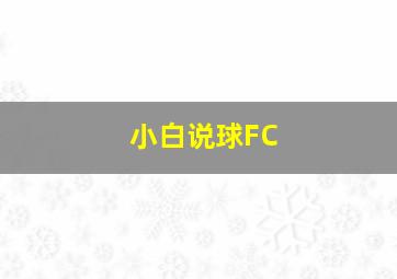 小白说球FC