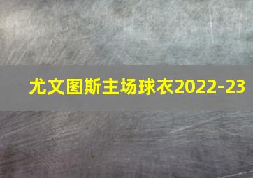 尤文图斯主场球衣2022-23