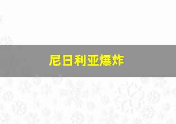 尼日利亚爆炸