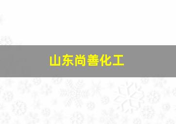 山东尚善化工