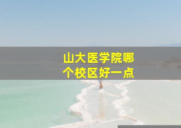 山大医学院哪个校区好一点